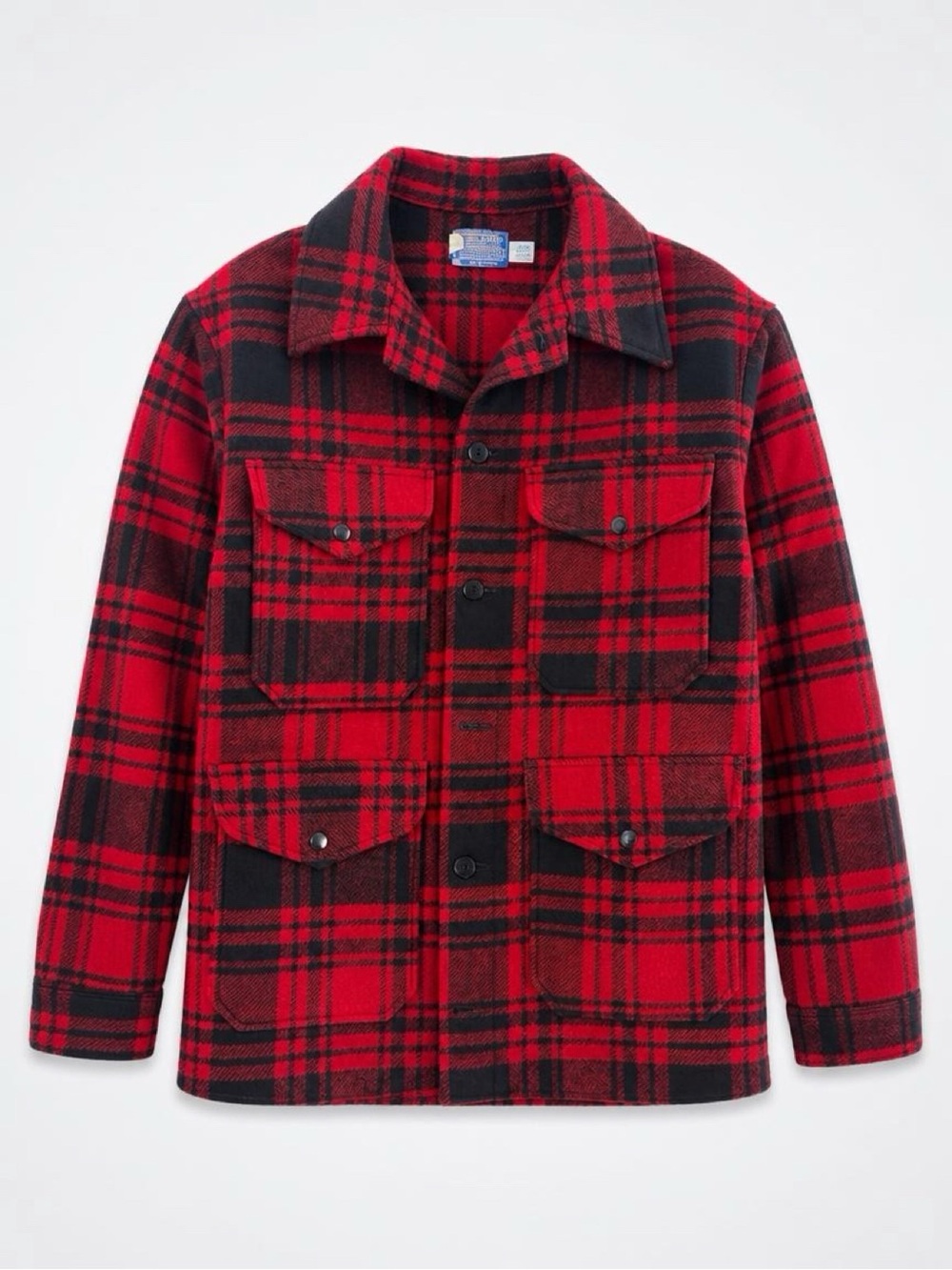 Pendleton Red and Black Plaid Jacket